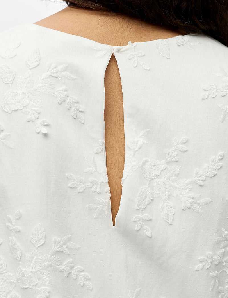 Object - OBJMINNIE RE SL TOP NOOS - Ärmellose tops - white - 3