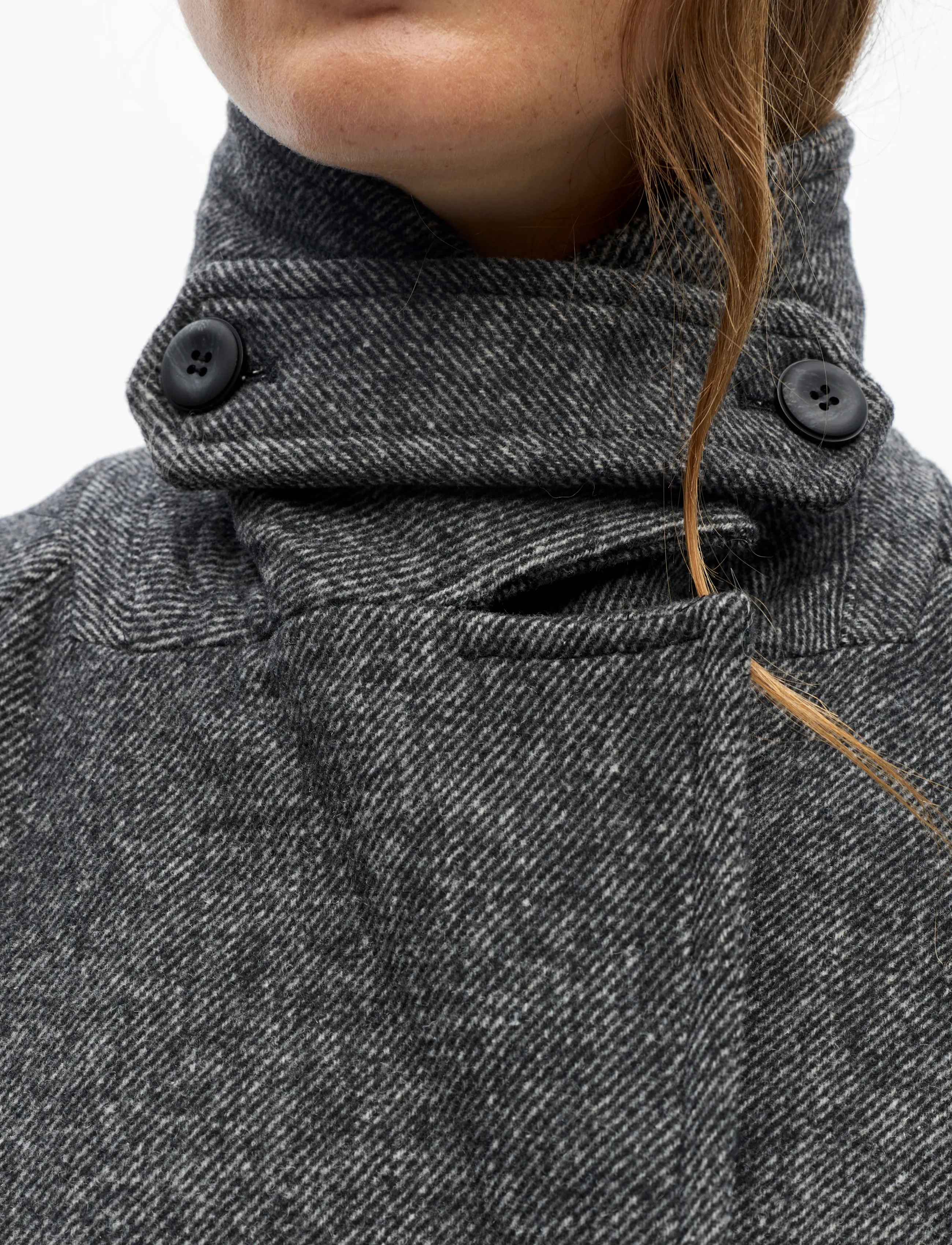 Object - OBJRIKI L/S RE LONG COAT DIV - winterjacken - black - 3
