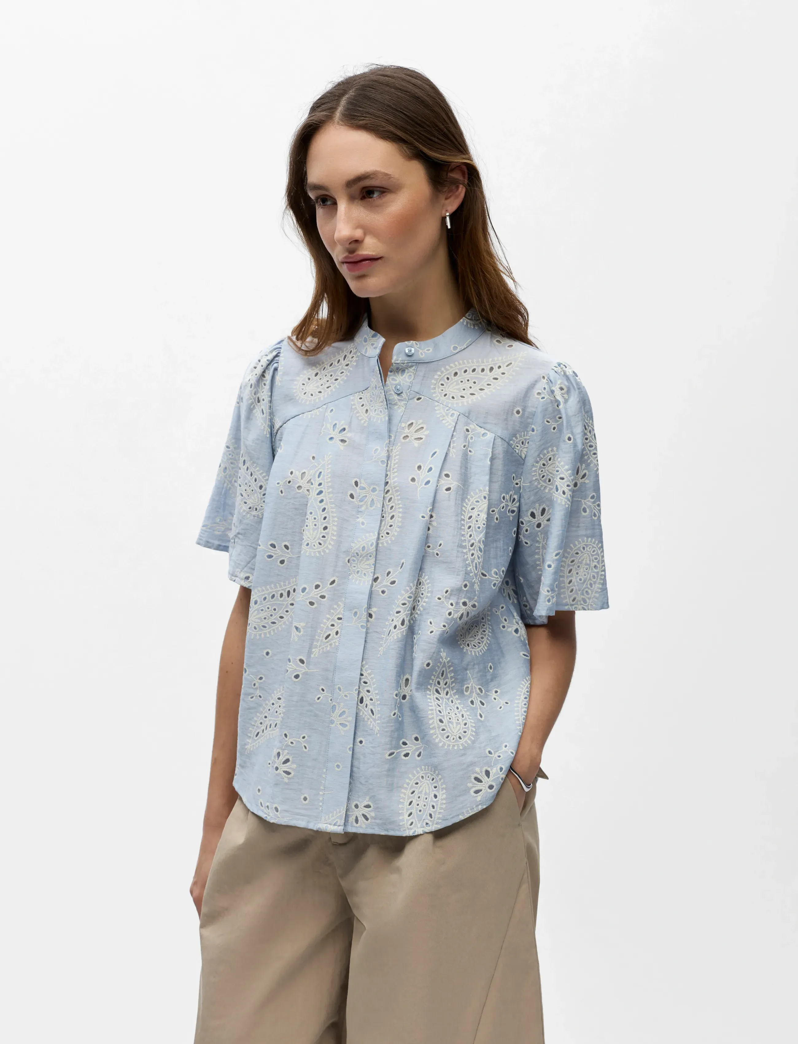 Object OBJVIOLA S/S TOP E VIP 26 - Blusen - KENTUCKY BLUE / blue