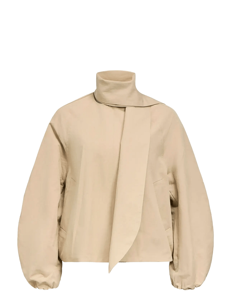 Object - OBJTANYA L/S JACKET E VIP 26 - vårjakker - humus - 2