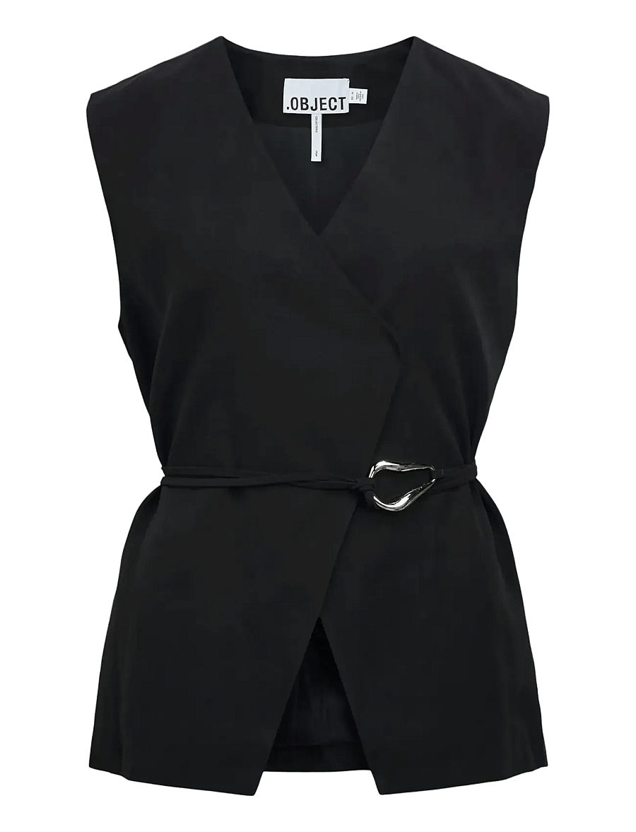 Object - OBJMABEL S/L WAISTCOAT E VIP 26 - black - 1