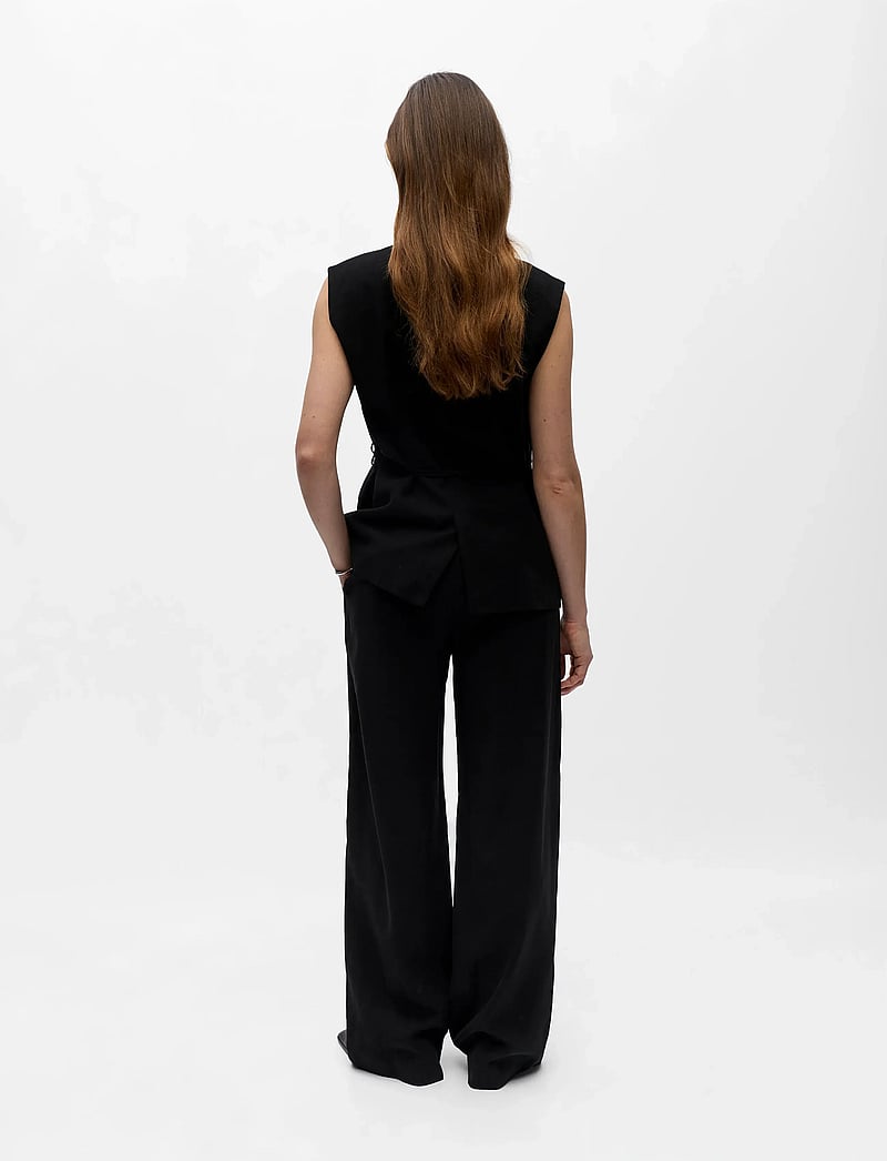 Object - OBJMABEL S/L WAISTCOAT E VIP 26 - frühlingsjacken - black - 4