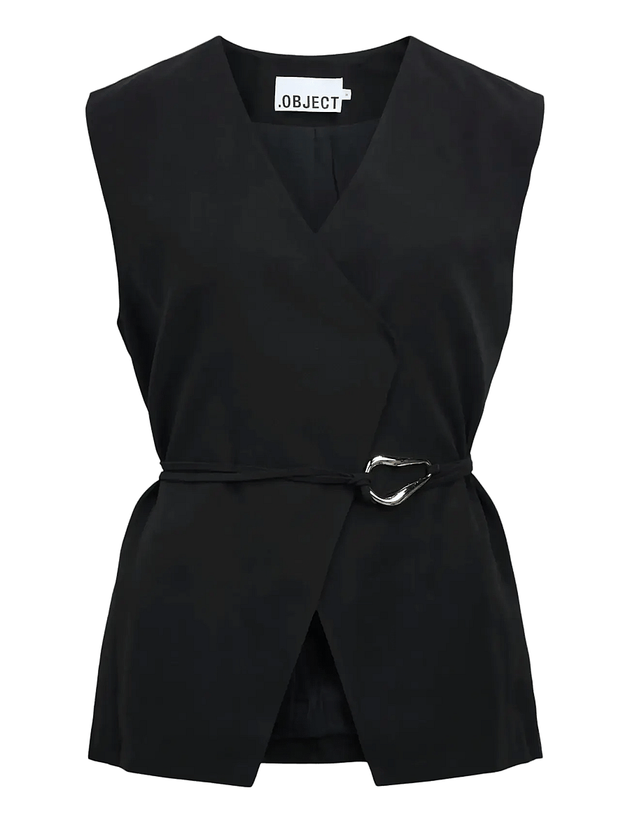 Object - OBJMABEL S/L WAISTCOAT E VIP 26 - black - 3