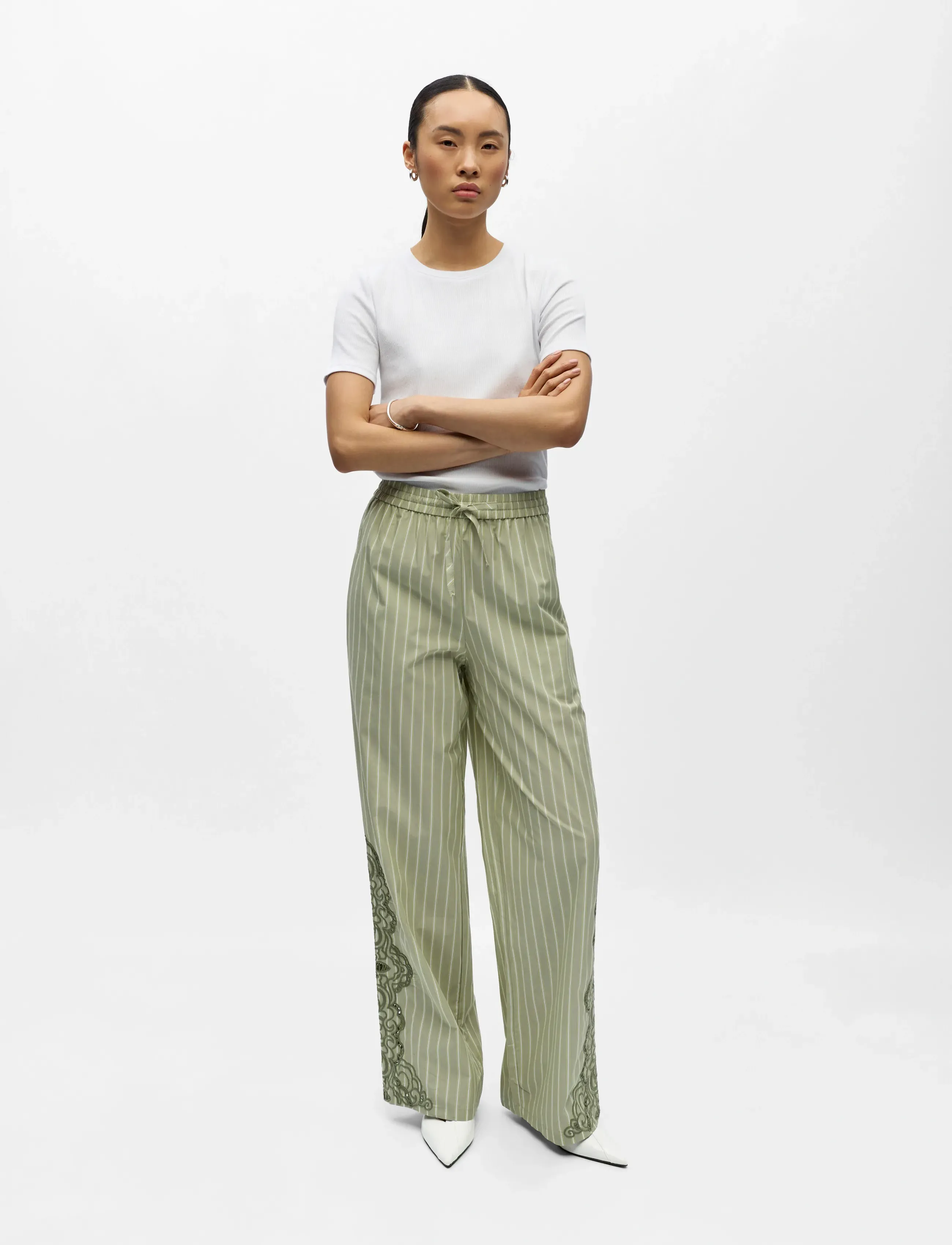 Object Objmagda Mw Pant E Vip 26, 34, Green, Bukser > Lige Ben, Dame