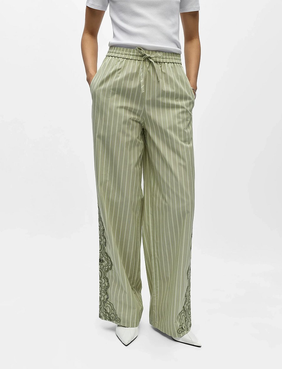 Object - OBJMAGDA MW PANT E VIP 26 - buxur með beinum skálmum - tea - 5