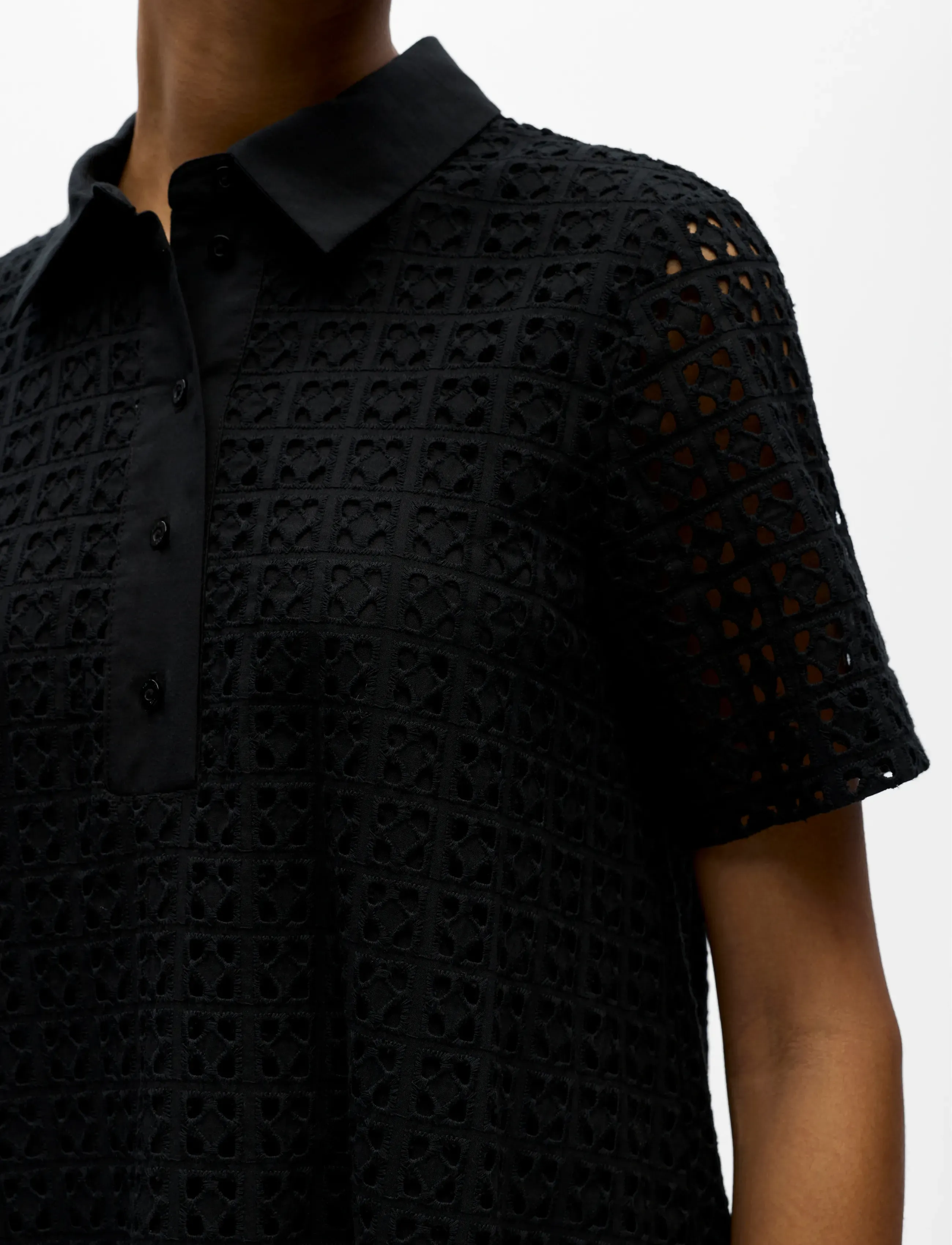 Object - OBJWINNIE S/S SHIRT DRESS E VIP 26 - skjortklänningar - black - 4