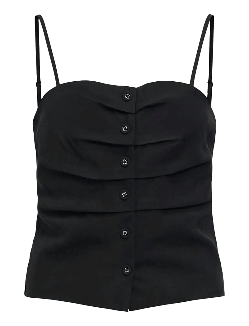 Object - OBJHARRIET L/S TOP E VIP 26 - varrukateta pluusid - black - 1