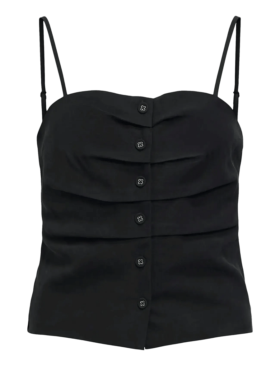 Object - OBJHARRIET L/S TOP E VIP 26 - Ärmellose blusen - black - 1