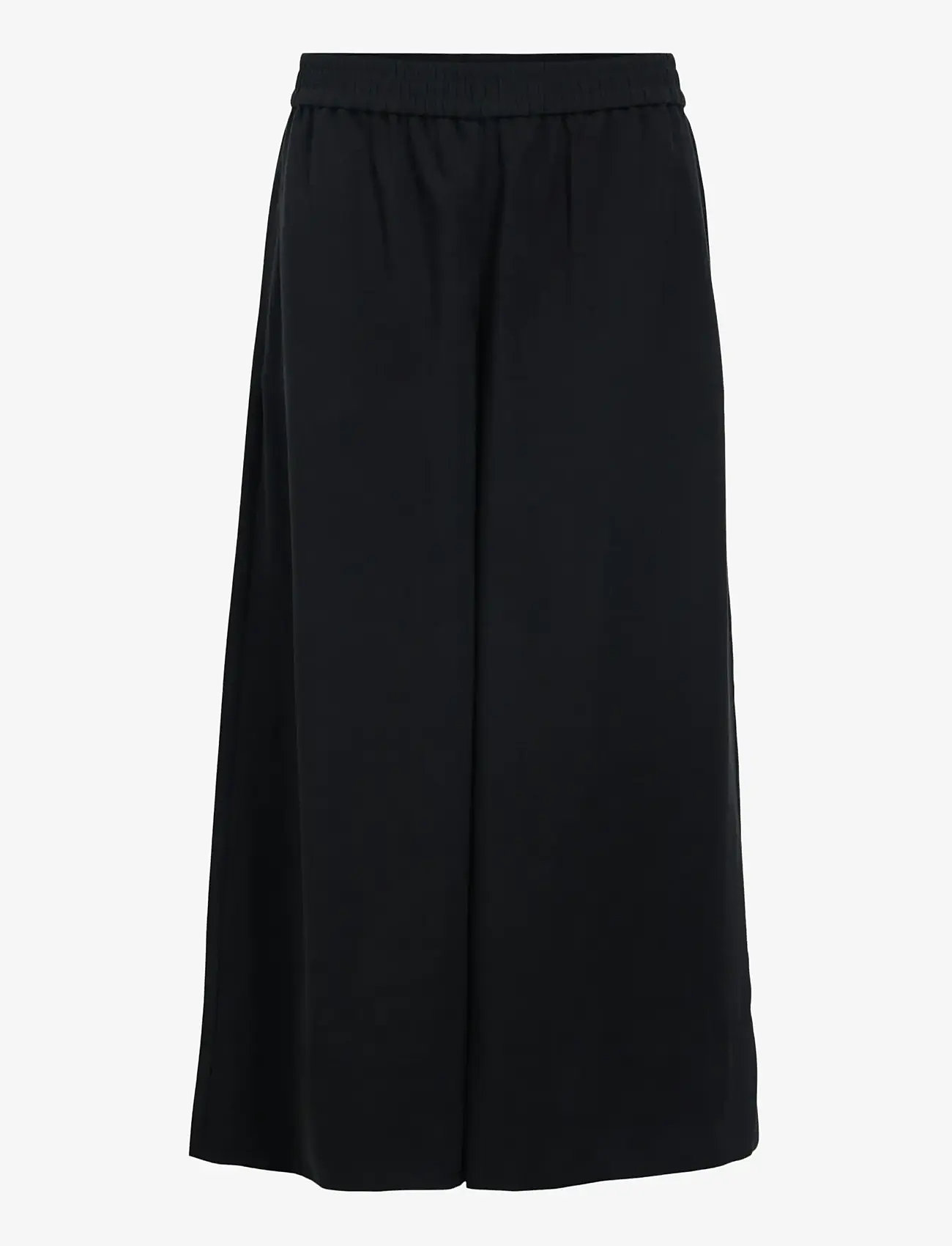 Object - OBJHARRIET MW LO CULOTTE PANT E VIP 26 - culottes - black - 1
