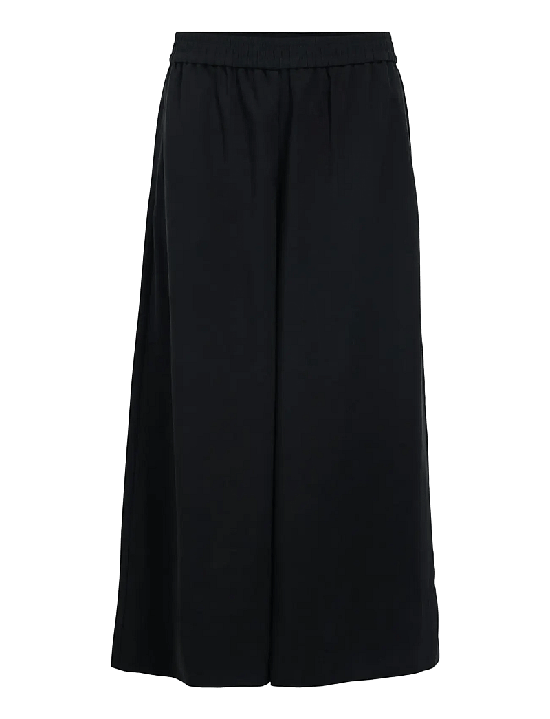 Object - OBJHARRIET MW LO CULOTTE PANT E VIP 26 - culottes - black - 1