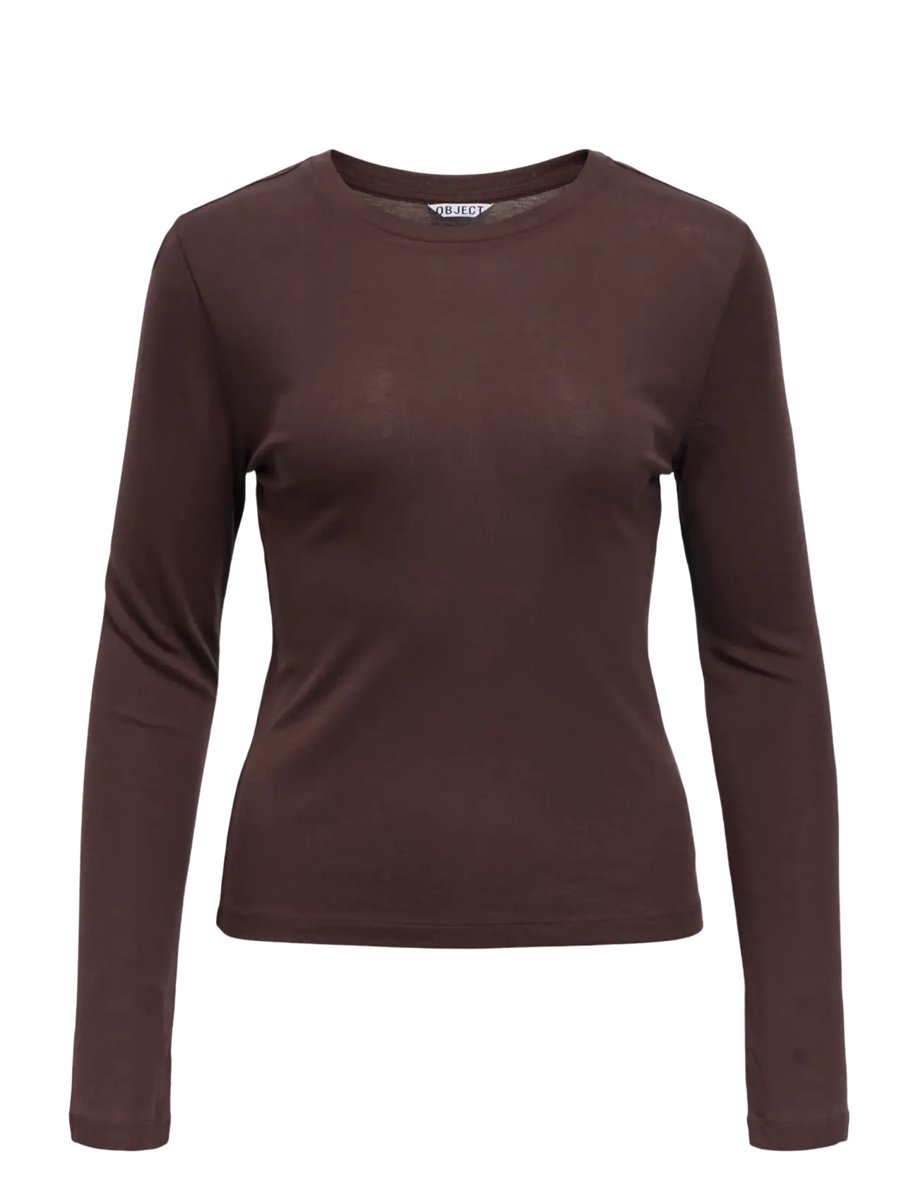 Object OBJALMA LS RE TOP NOOS - Kleidung - SEAL BROWN / brown