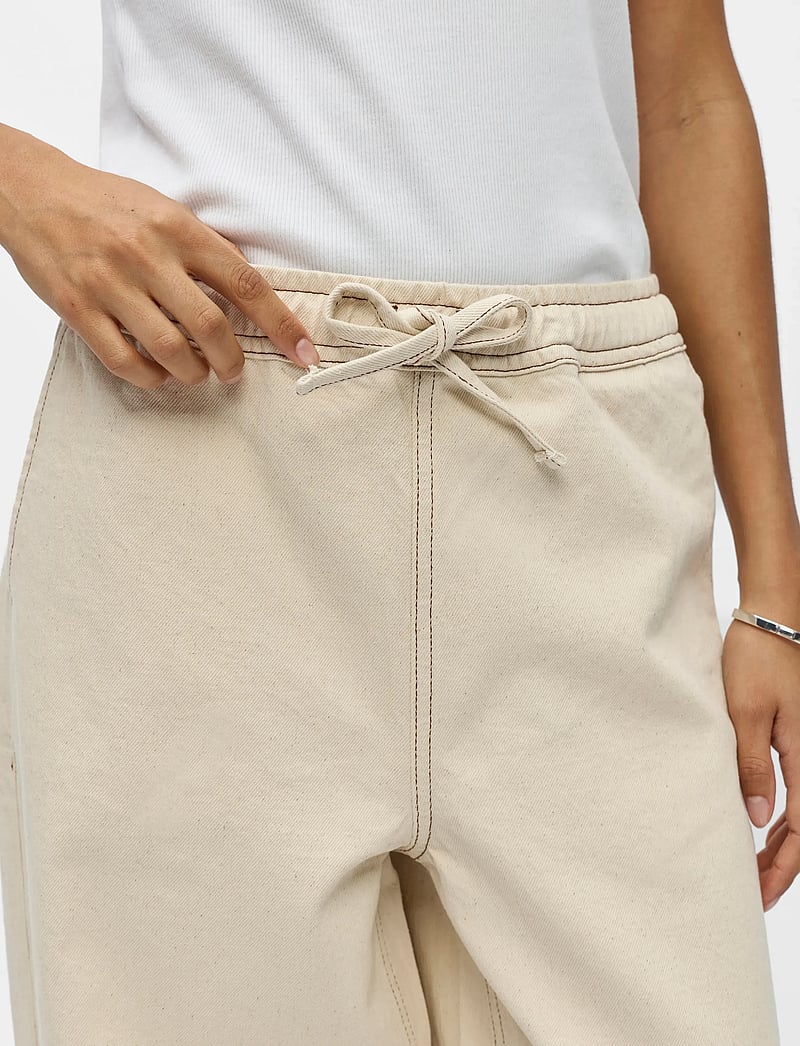 Object - OBJABBIE MW LO JEANS E SP 26 - brede jeans - birch - 3
