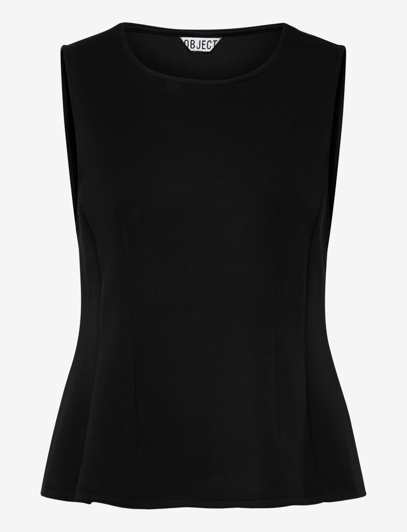 Object - OBJDORINA SL SCULPTURE TOP E SP 26 - Ärmellose tops - black - 1