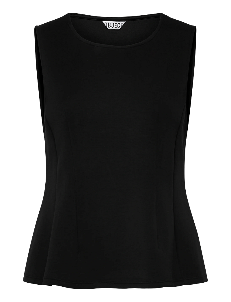 Object - OBJDORINA SL SCULPTURE TOP E SP 26 - Ärmellose tops - black - 1