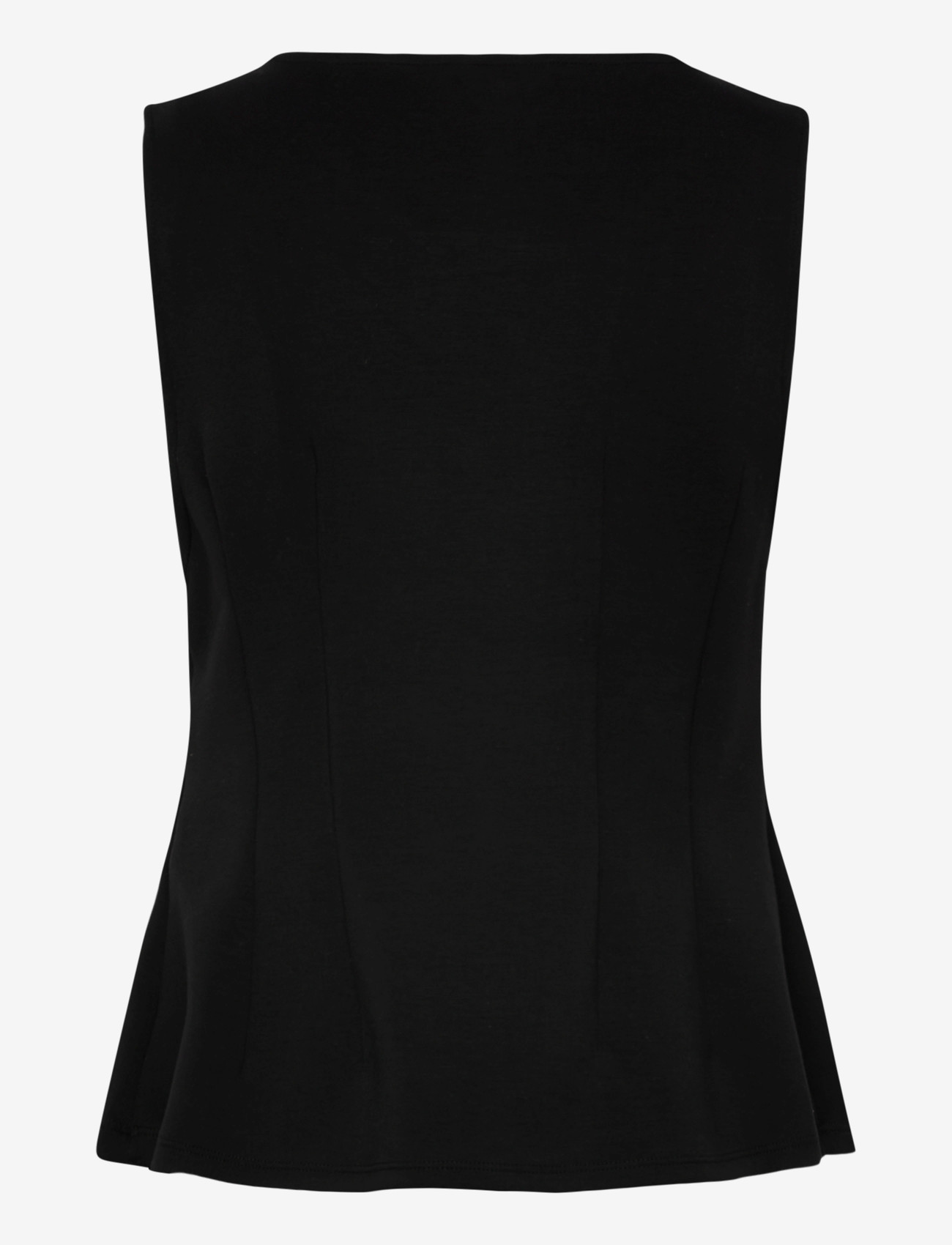 Object - OBJDORINA SL SCULPTURE TOP E SP 26 - Ärmellose tops - black - 2