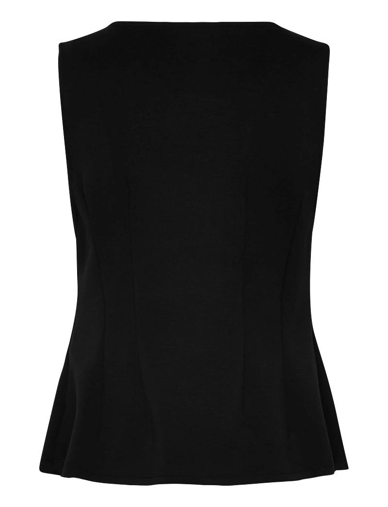 Object - OBJDORINA SL SCULPTURE TOP E SP 26 - Ärmellose tops - black - 2