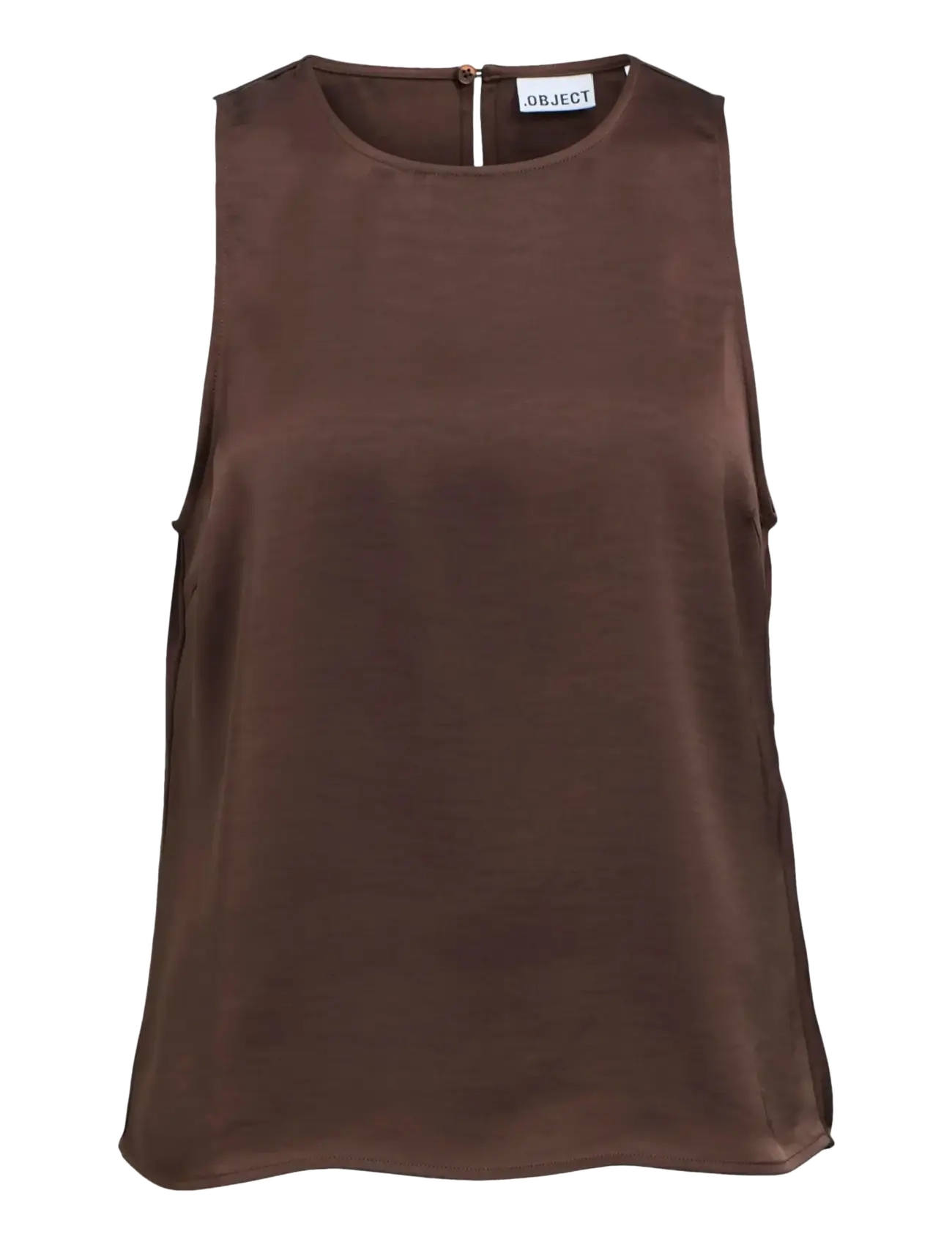 Object OBJCHILLI LO TANK TOP E SP 26 - Vaatteet - SEAL BROWN / brown