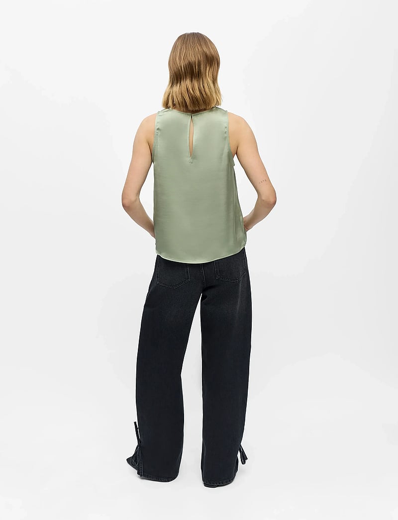 Object - OBJCHILLI LO TANK TOP E SP 26 - Ärmellose tops - tea - 3
