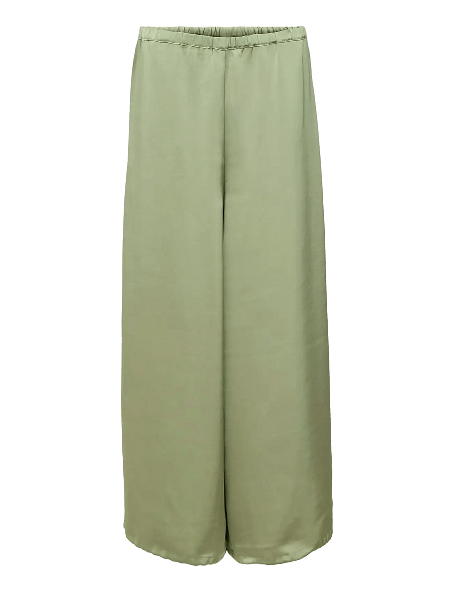 Object - OBJCHILLI SUPER WIDE PANTS E SP 26 - hosen mit weitem bein - tea - 1