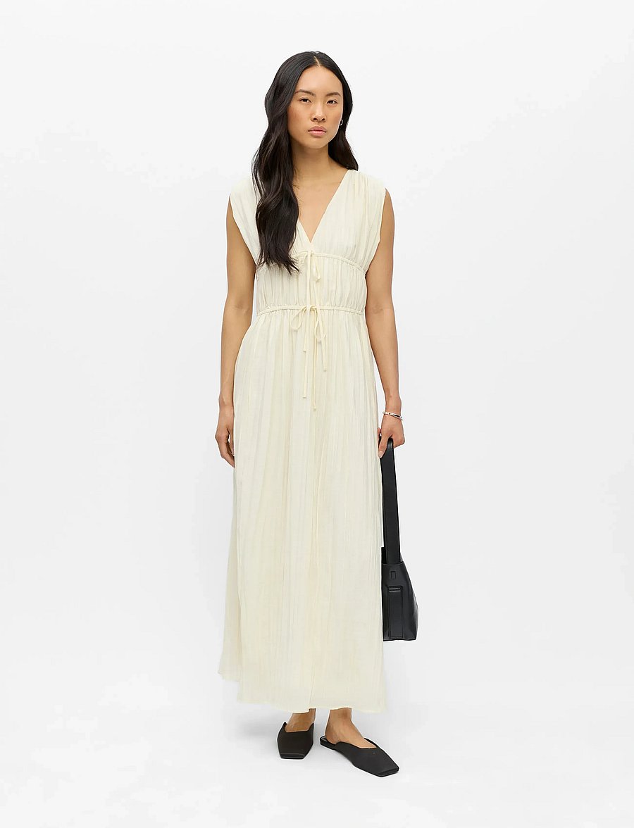 Object - OBJBREA RE S/L MIDI DRESS 144 DIV - midikleidid - sandshell - 4