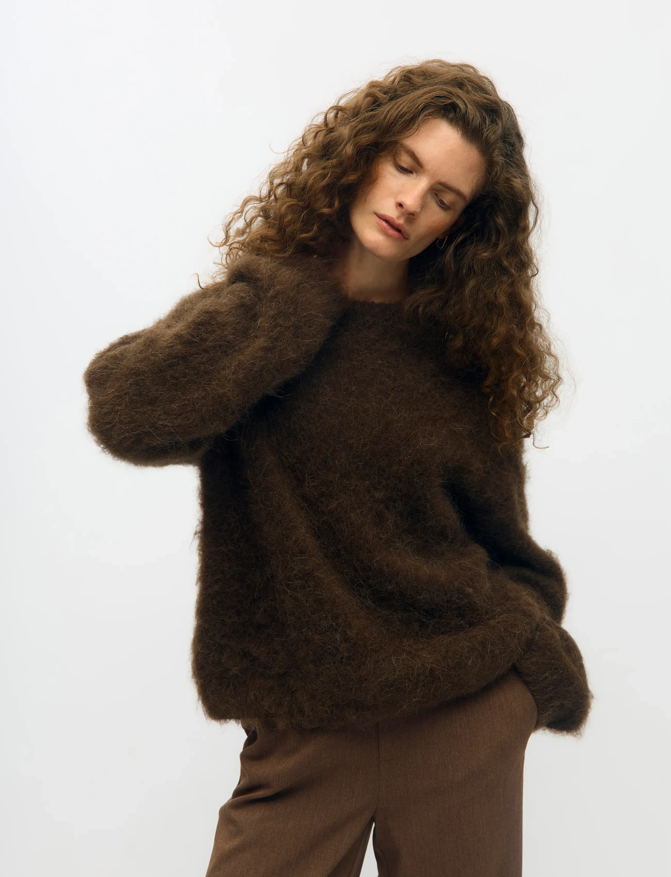 Object - OBJHARRY L/S LO KNIT PULLOVER NOOS - autumn clothing - carafe - 0