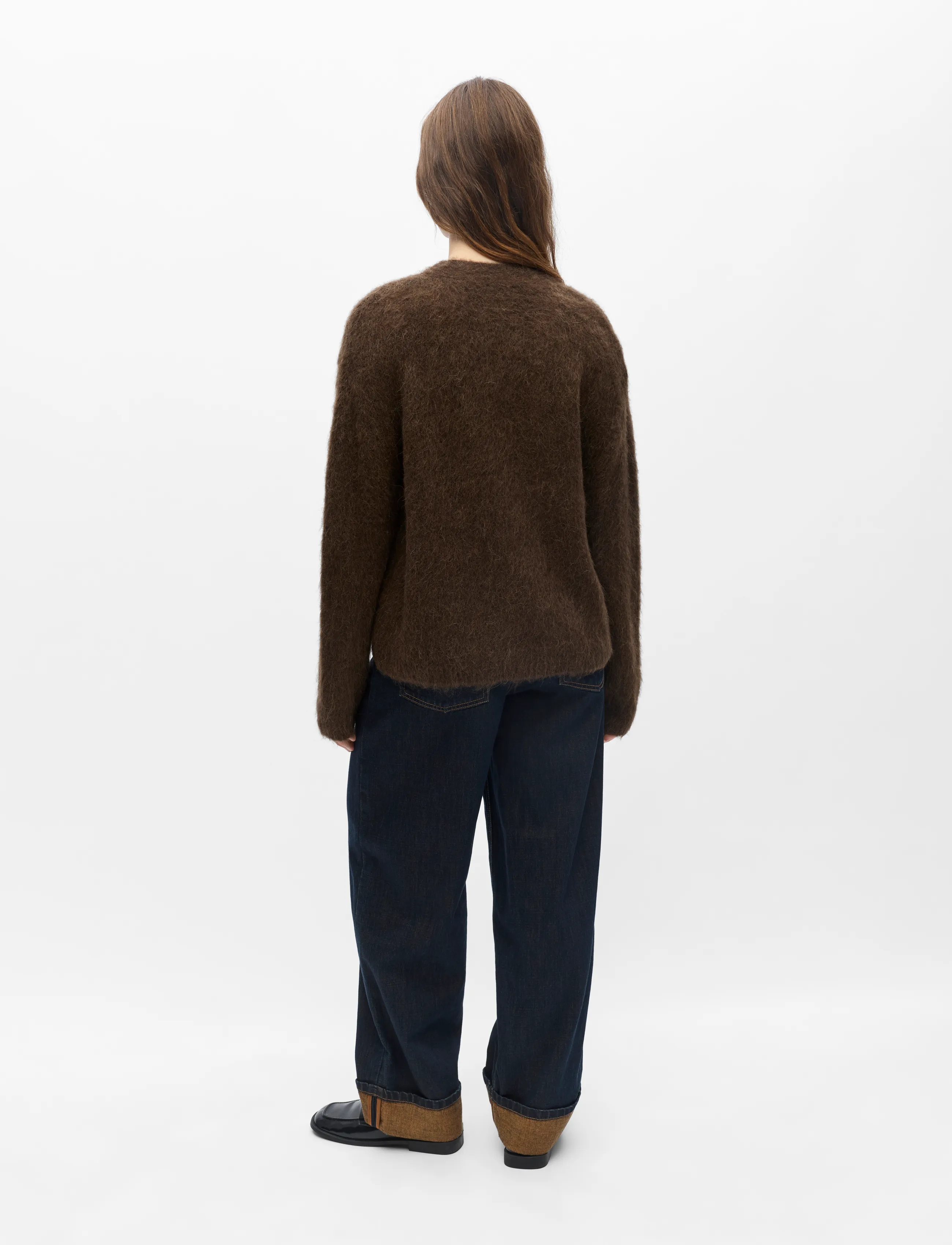 Object - OBJHARRY L/S LO KNIT CARDIGAN NOOS - koftor - carafe - 2
