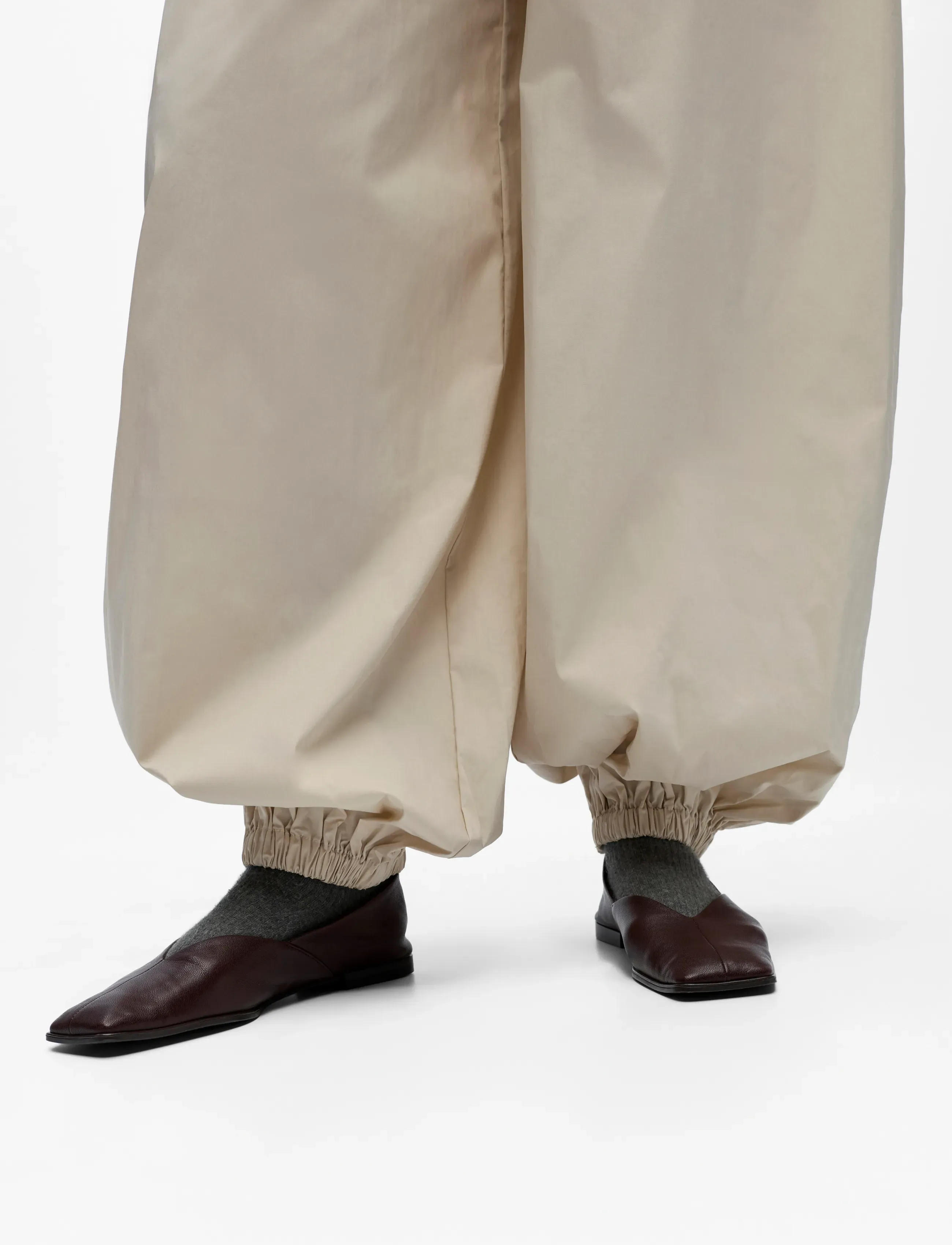 Object - OBJPAIGE HAREM PANT E DIV - trousers - humus - 3
