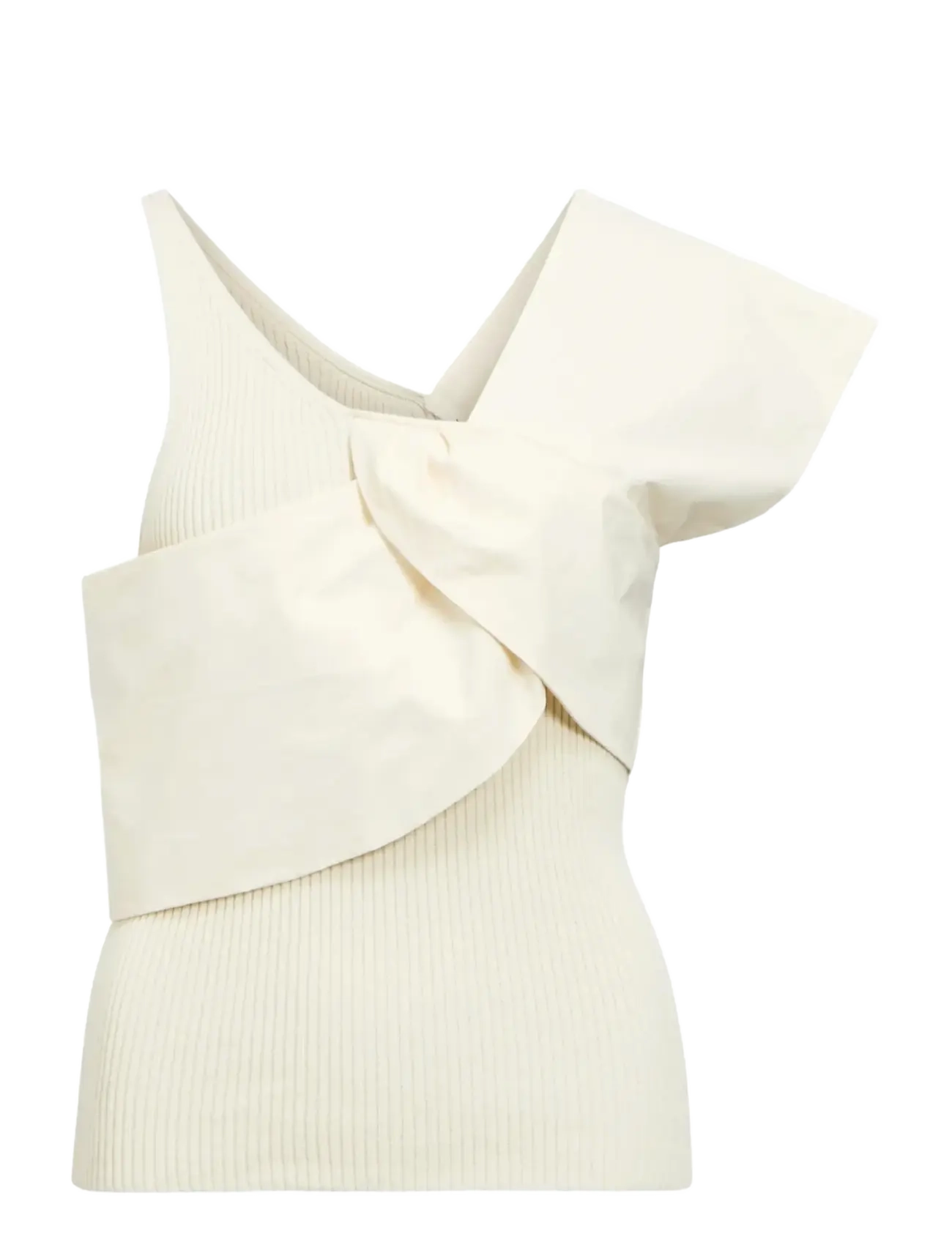 OBJECT Objbetzy S/S Re Knit Oberteil 145 Cream - S - Damen