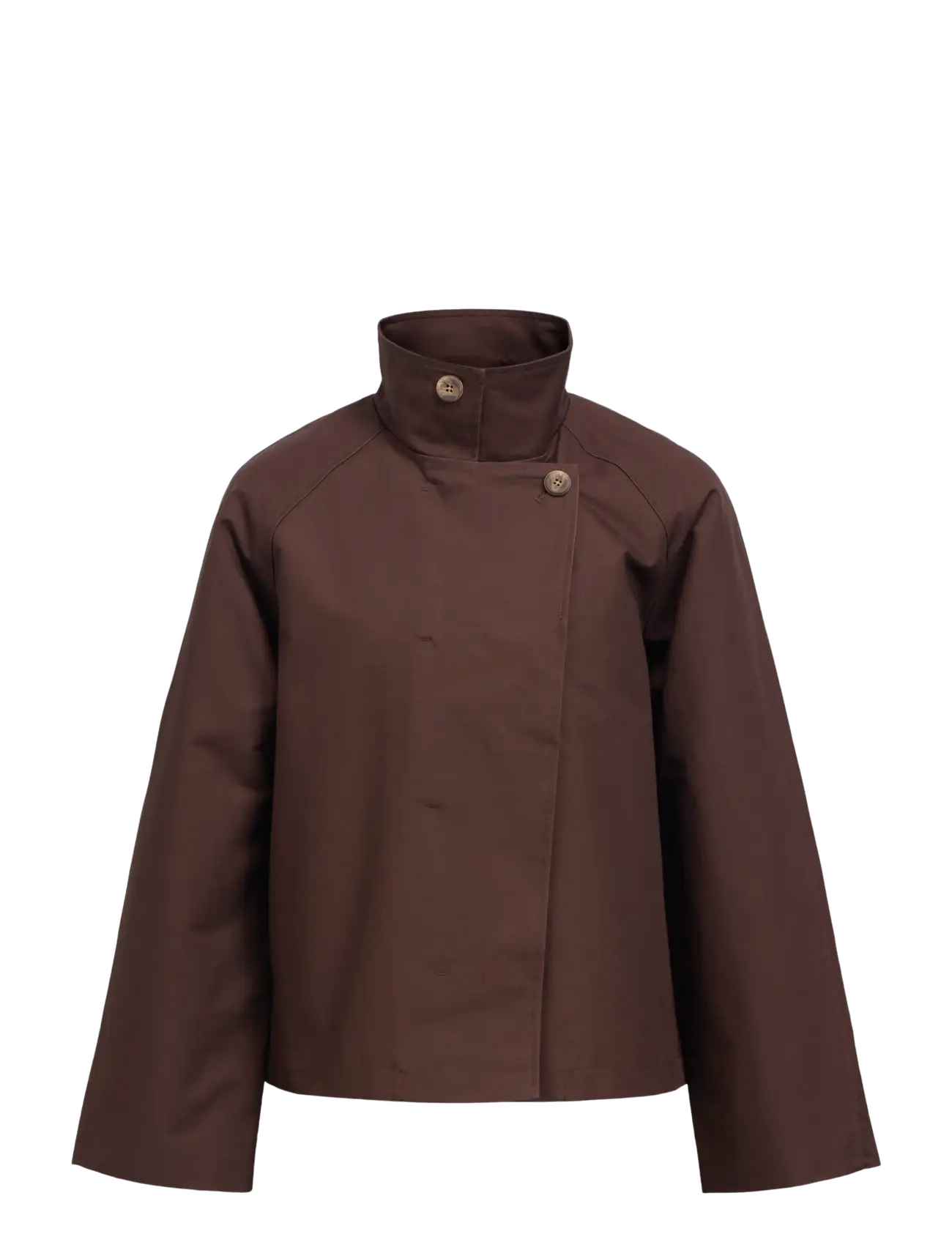 Object - OBJGERDA L/S LO SHORT JACKET DIV - kevadjoped - seal brown - 1