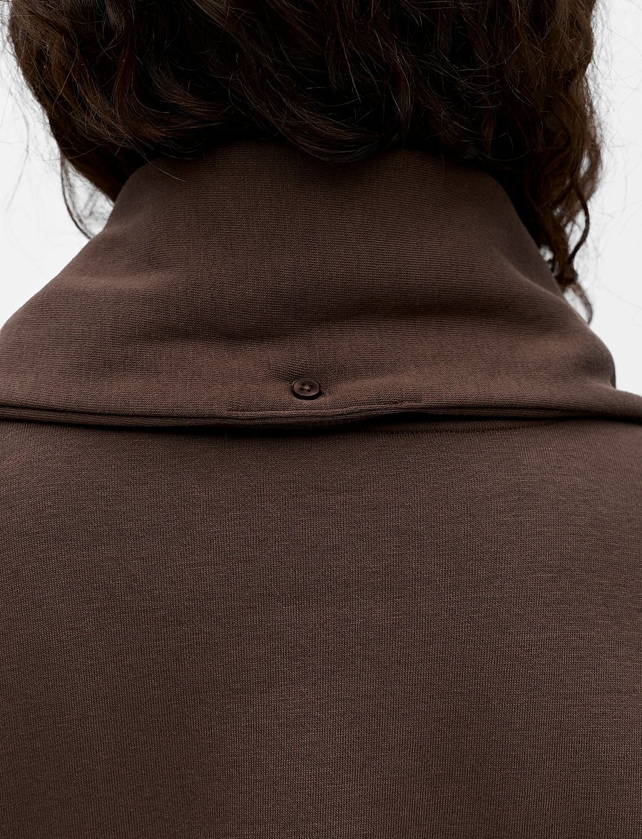 Object - OBJARINA L/S OZ TIE SWEATSHIRT NOOS - seal brown - 4