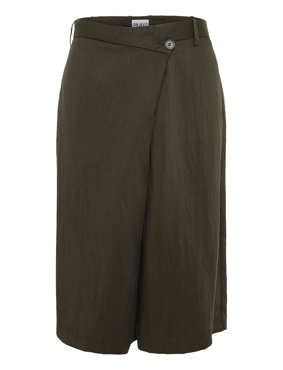 Object - OBJNOLIA LO MW WRAP BAMUDA SHORTS 146 - seal brown - 0