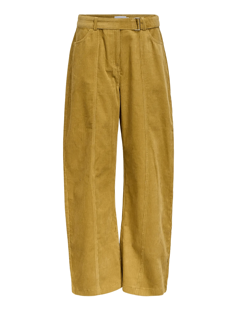 Object - OBJPELLA MW WIDE PANT 146 - bukser med brede ben - fennel seed - 1