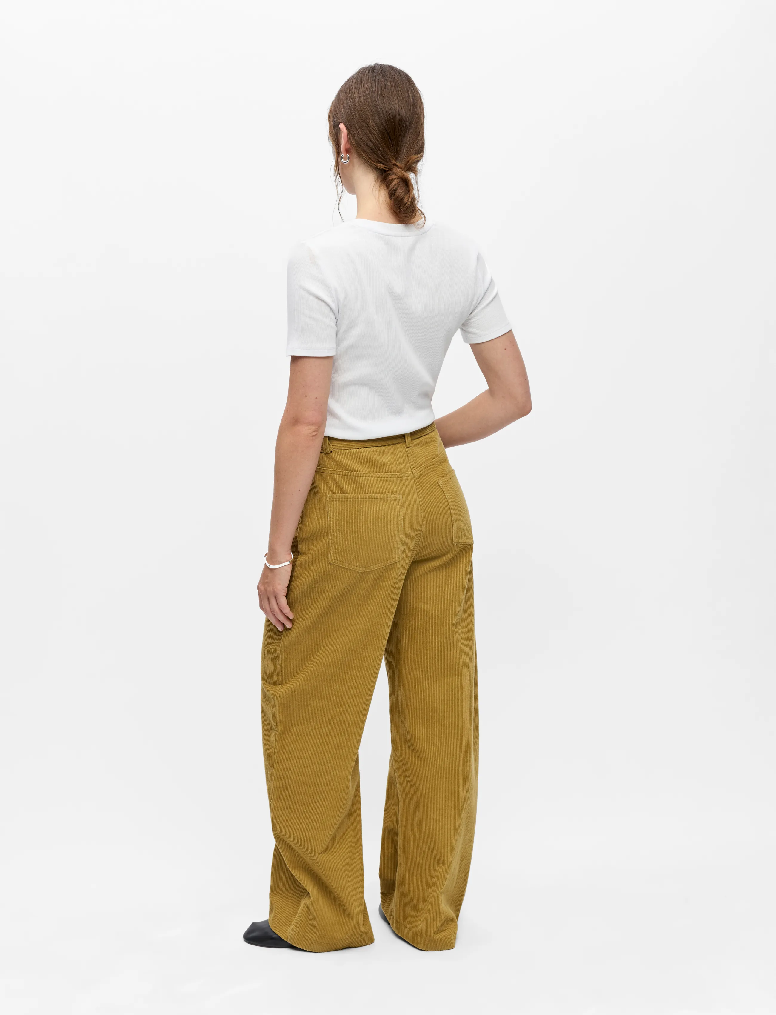 Object - OBJPELLA MW WIDE PANT 146 - bukser med brede ben - fennel seed - 2