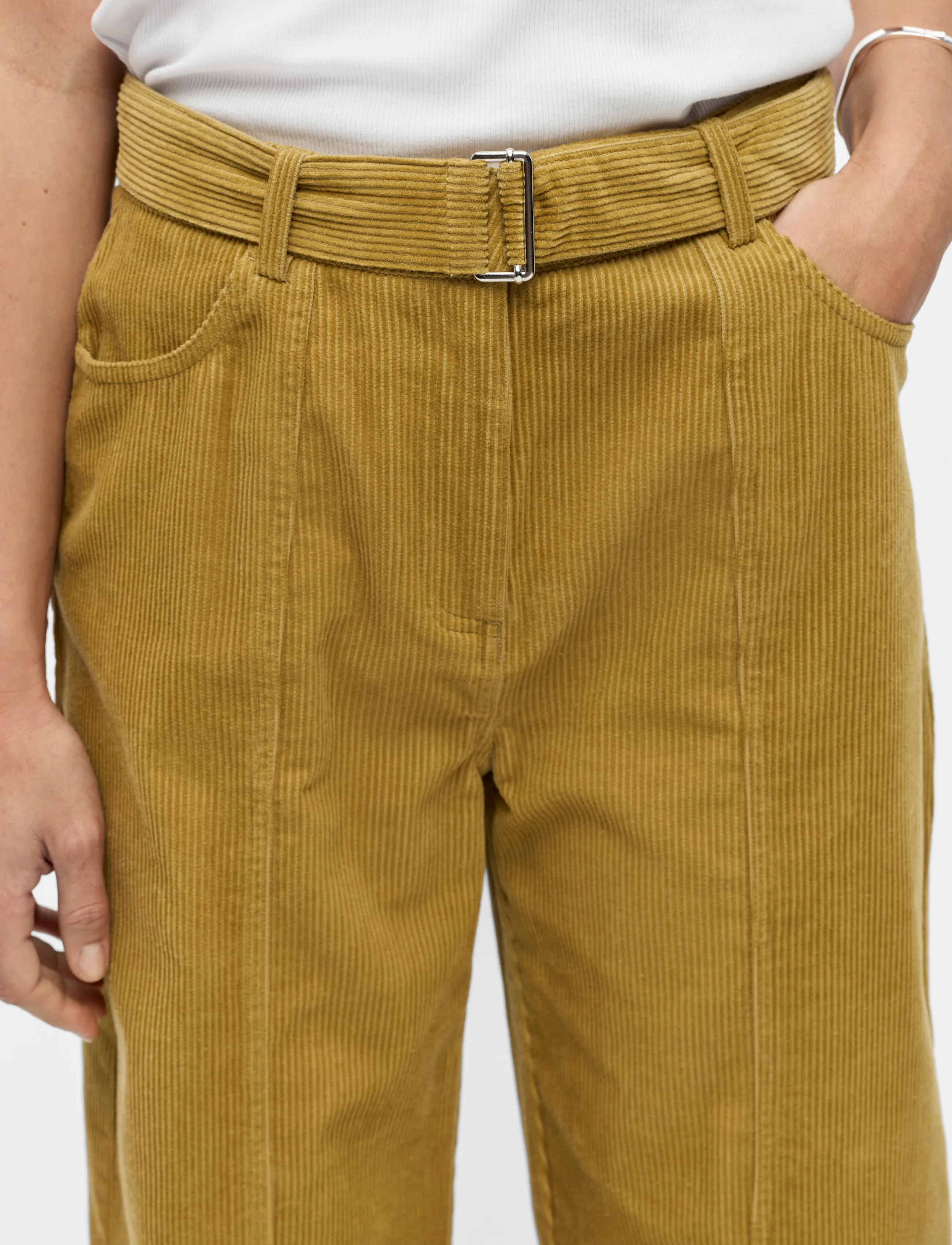 Object - OBJPELLA MW WIDE PANT 146 - bukser med brede ben - fennel seed - 3