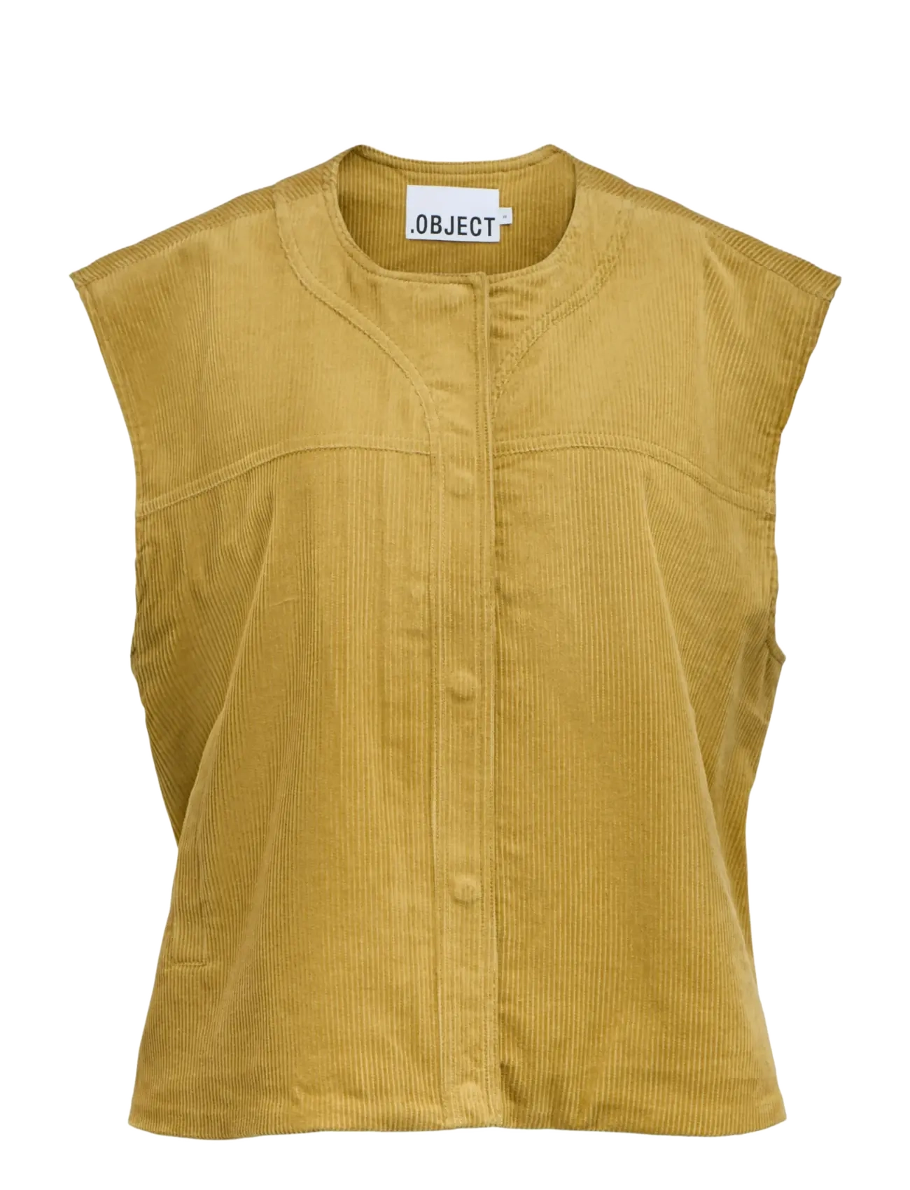 Object OBJPELLA LO WAISTCOAT 146 - Object - FENNEL SEED / yellow