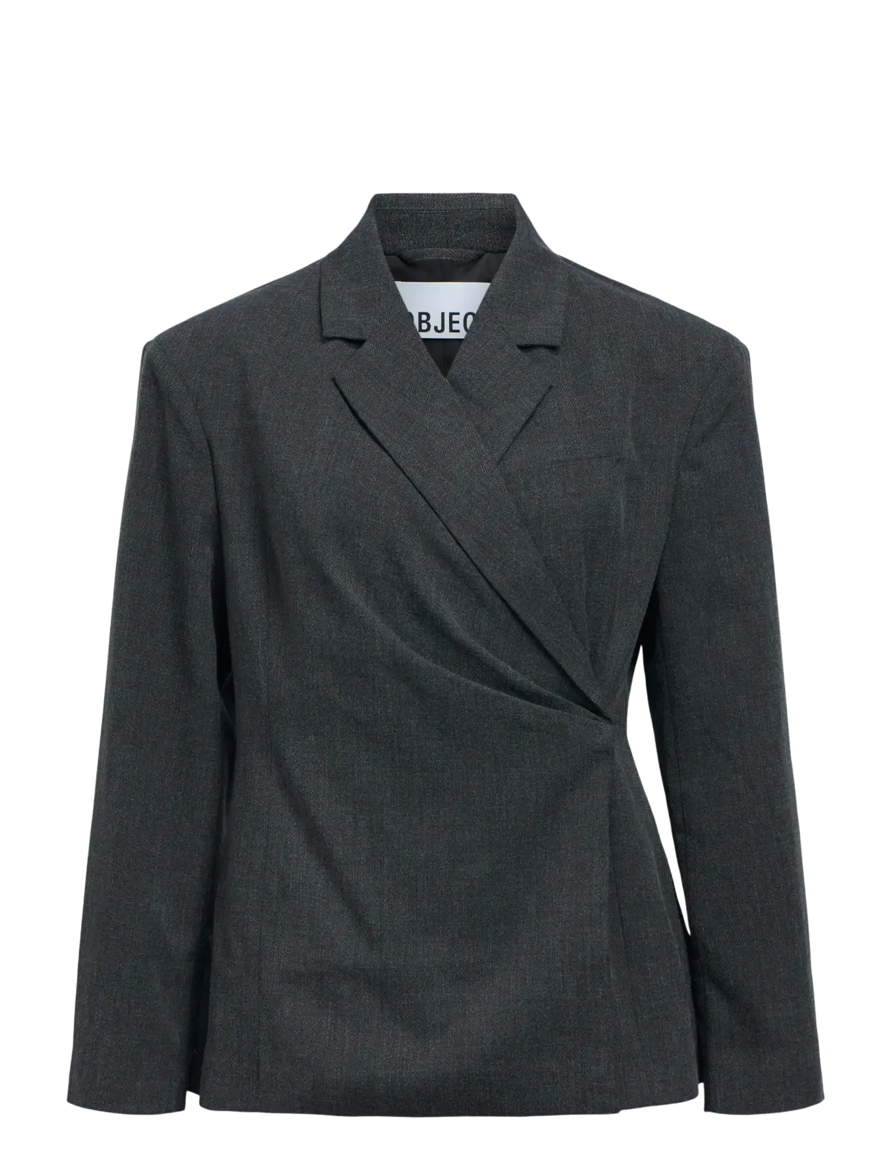 Object OBJCANTO L/S SLI BLAZER 146 - Hochzeitsgäste - DARK GREY MELANGE / grey
