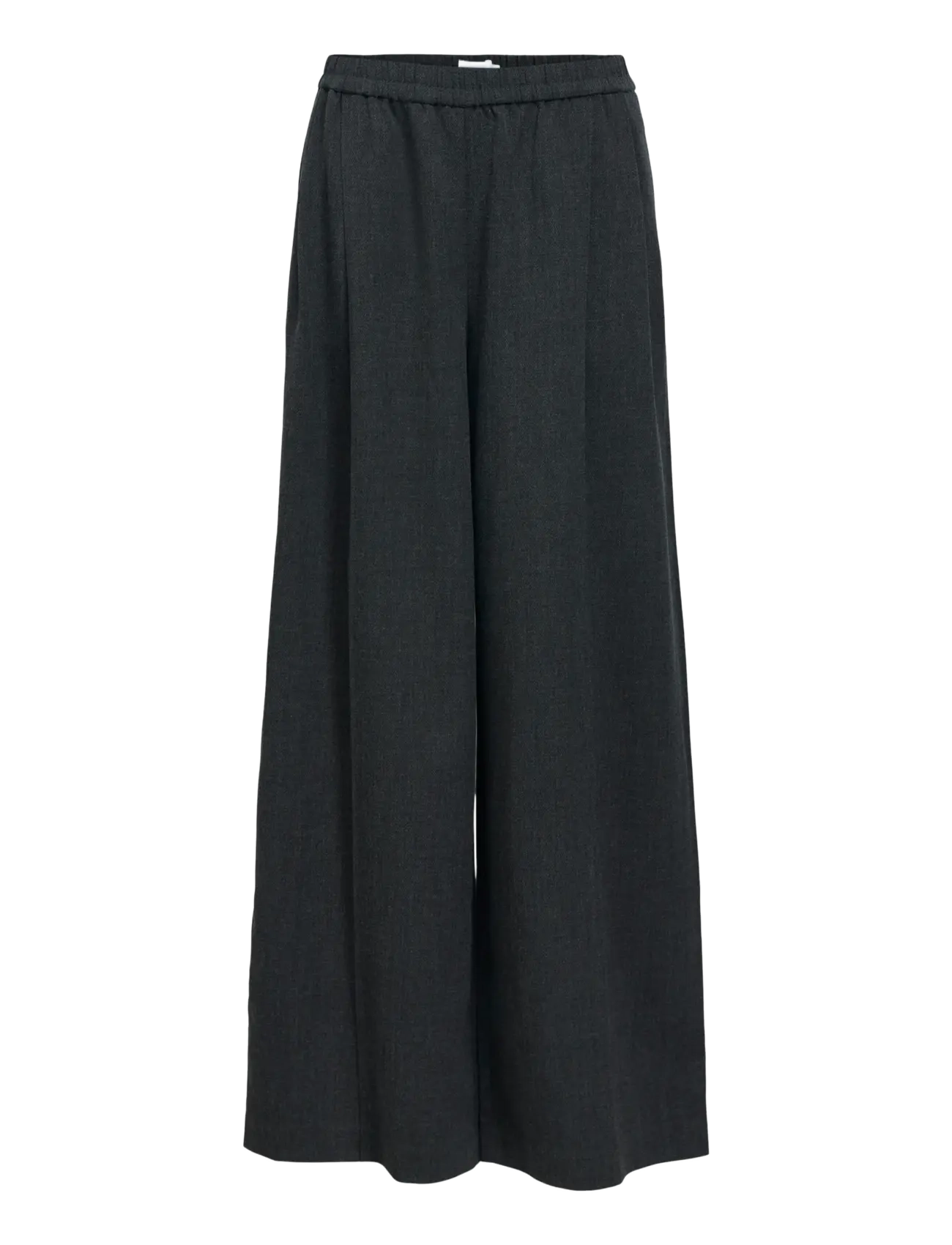 Object - OBJCANTO MW LOOSE PANTS 146 - dark grey melange - 1