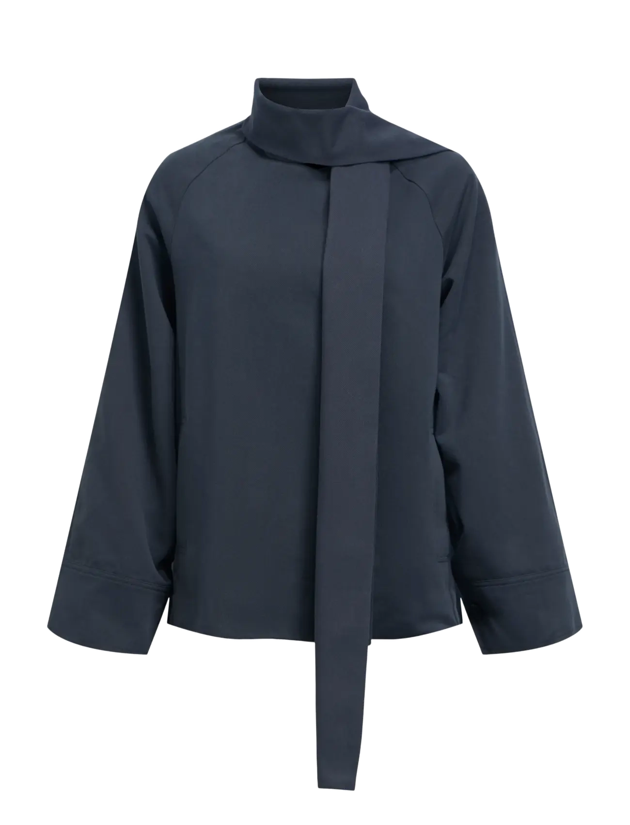 Object - OBJTELA L/S SCARF JACKET 146 - forårsjakker - sky captain - 1