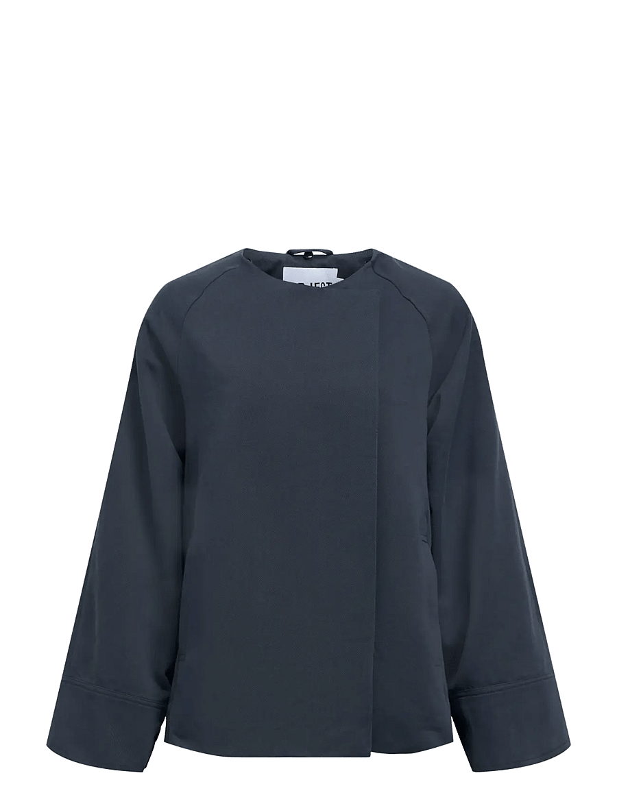Object - OBJTELA L/S SCARF JACKET 146 - forårsjakker - sky captain - 2