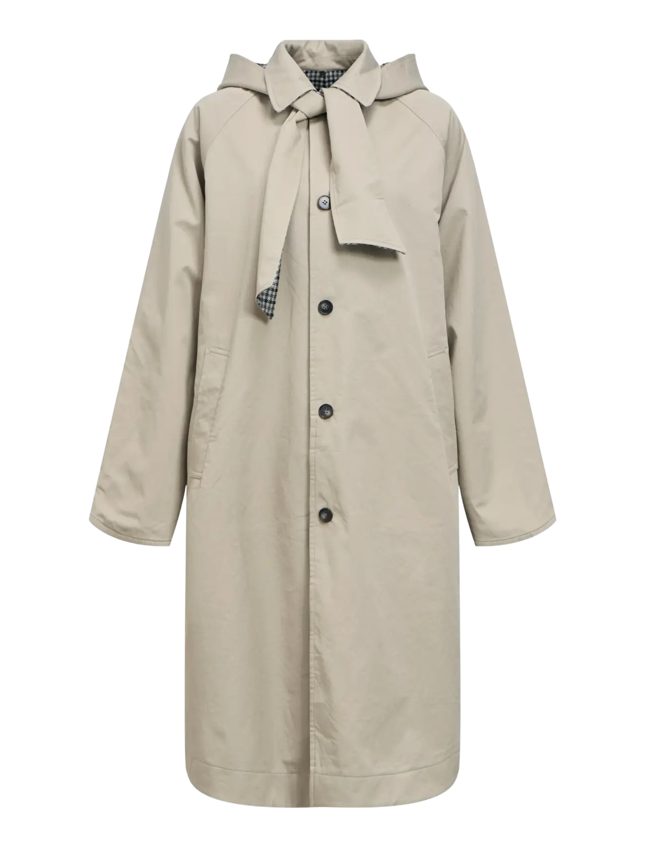 Object - OBJHOLLY L/S LONG REVERSIBLE COAT NOOS - opal gray - 2