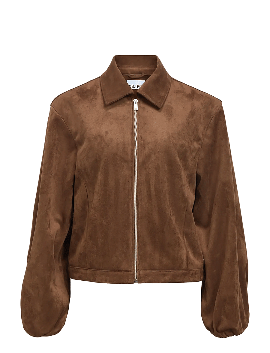 Object - OBJDENNA L/S SHORT JACKET NOOS - forårsjakker - carafe - 1