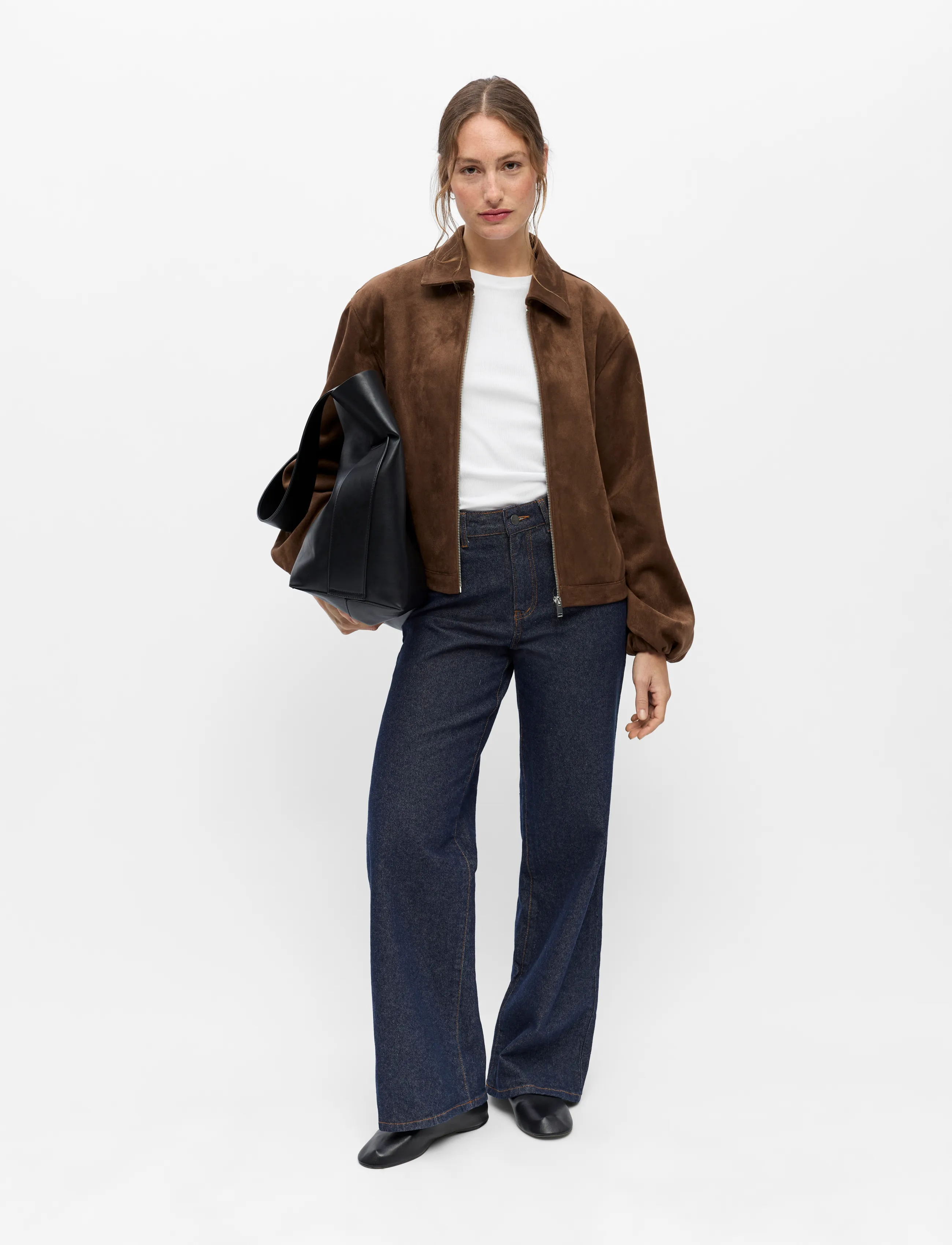 Object OBJDENNA L/S SHORT JACKET NOOS - Object - CARAFE / brown
