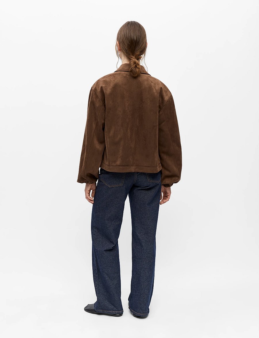 Object - OBJDENNA L/S SHORT JACKET NOOS - forårsjakker - carafe - 2