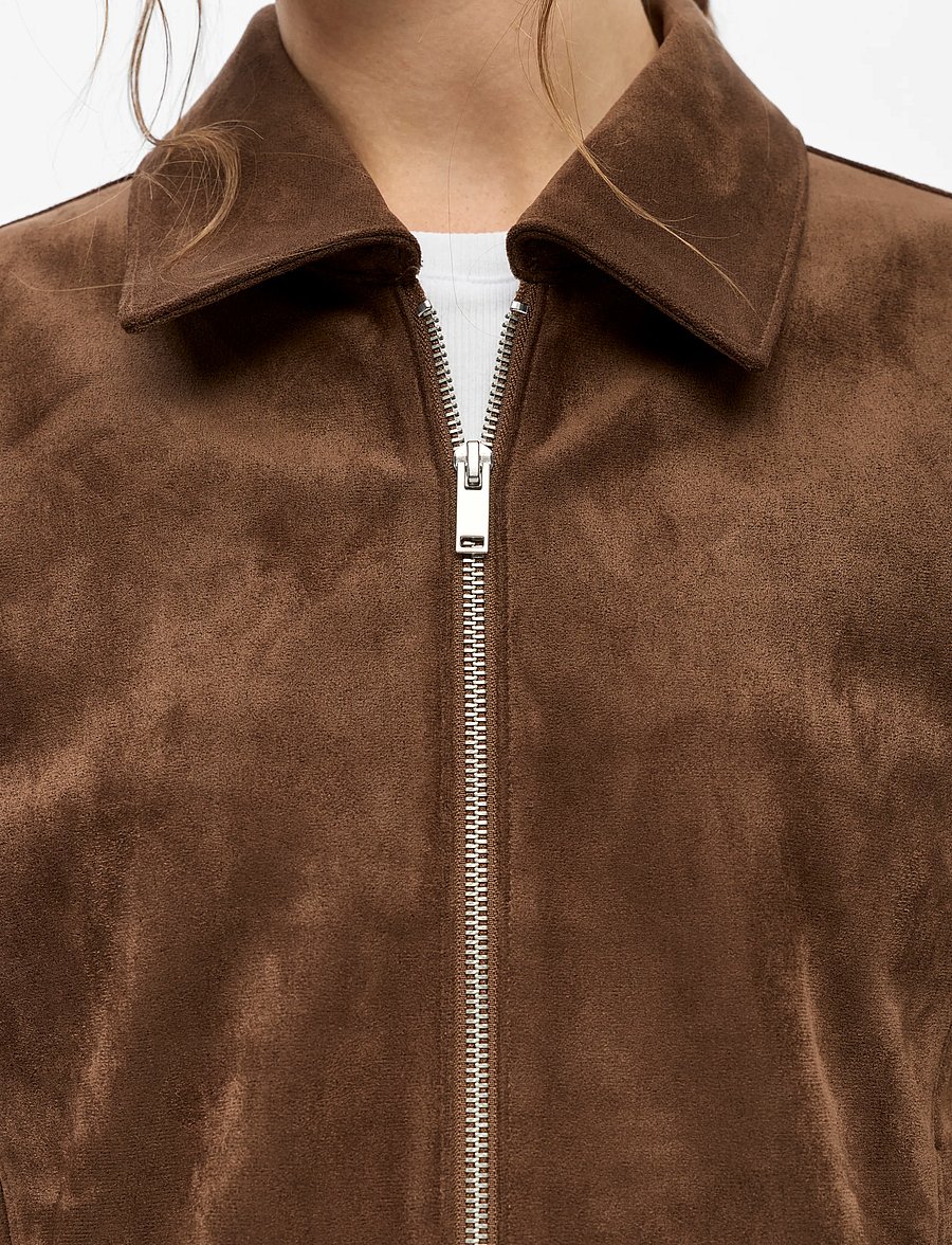 Object - OBJDENNA L/S SHORT JACKET NOOS - forårsjakker - carafe - 3