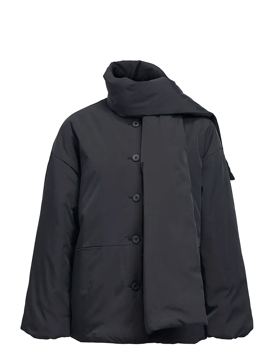 Object - OBJGEMMI L/S LO SCARF JACKET NOOS - black - 1
