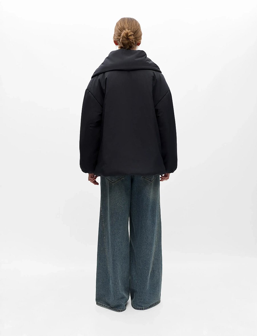 Object - OBJGEMMI L/S LO SCARF JACKET NOOS - black - 3