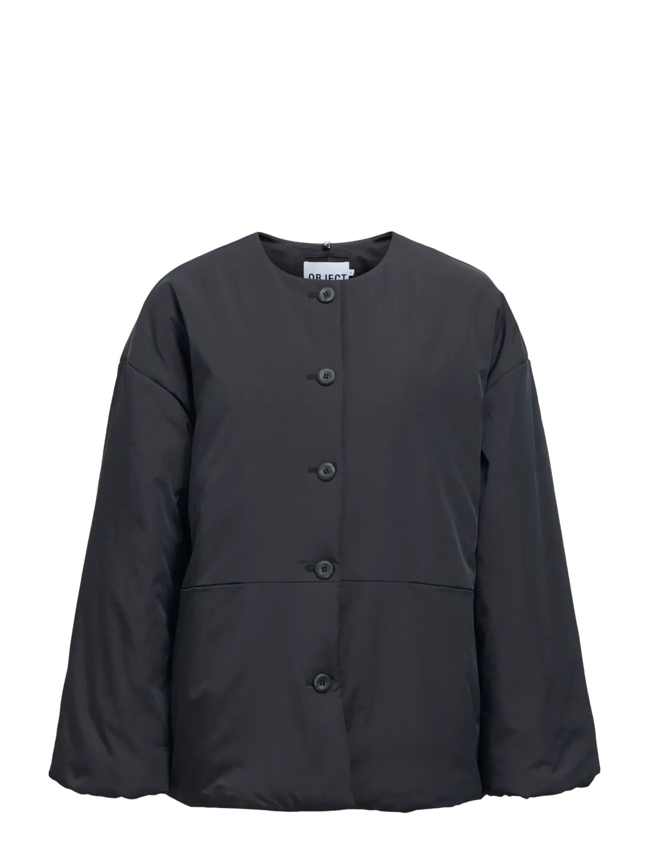 Object - OBJGEMMI L/S LO SCARF JACKET NOOS - black - 2