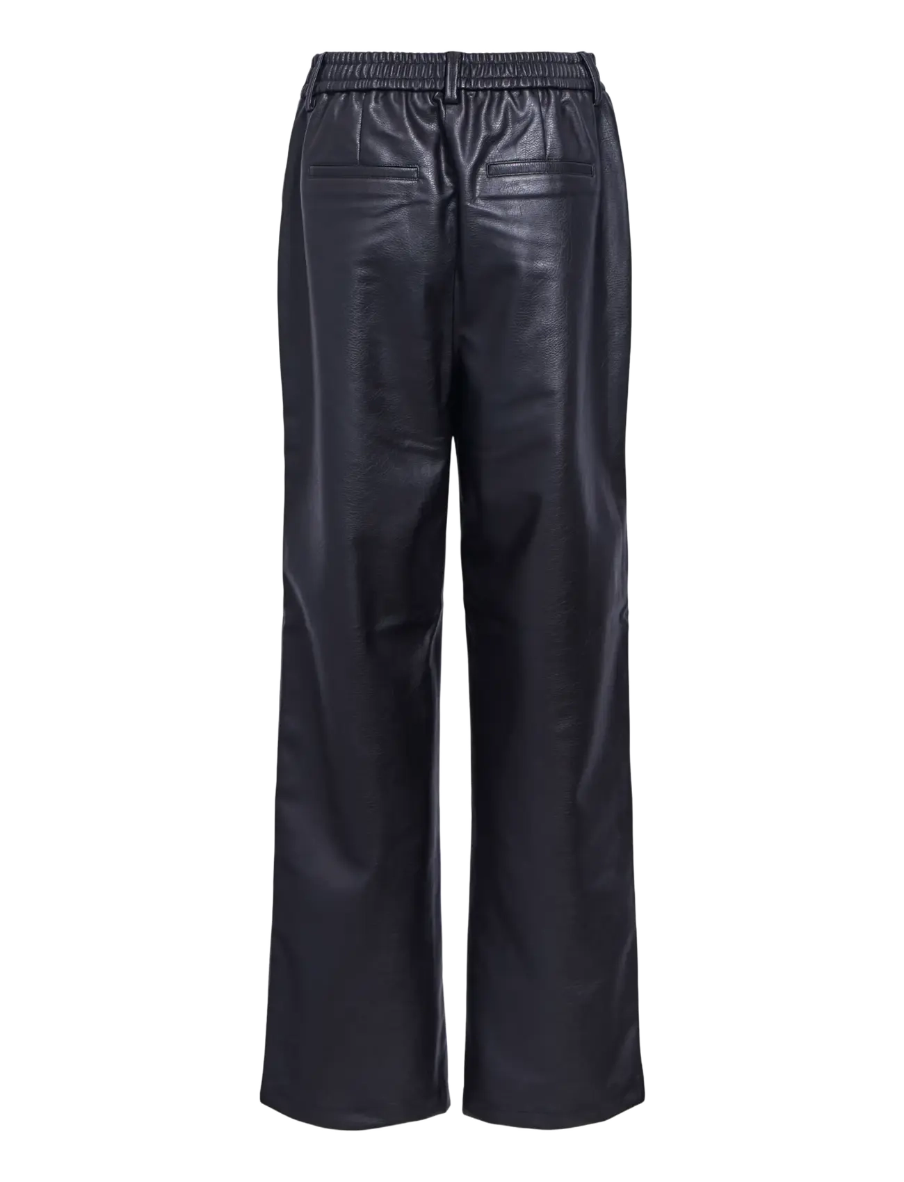 Object - OBJLIVA MW WIDE PANTS NOOS - festtøj til outletpriser - black - 2