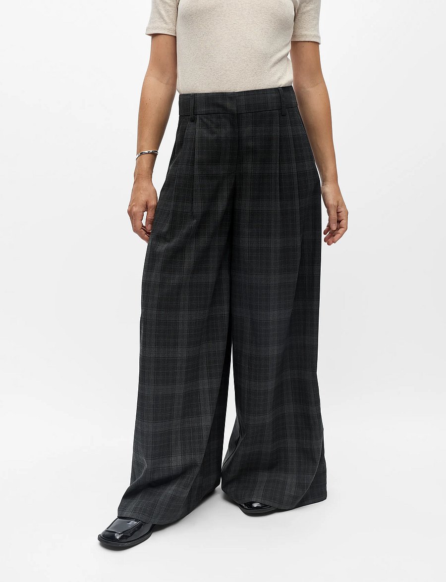 Object - OBJDIENA HW WIDE PANT 146 - culottes - black - 0