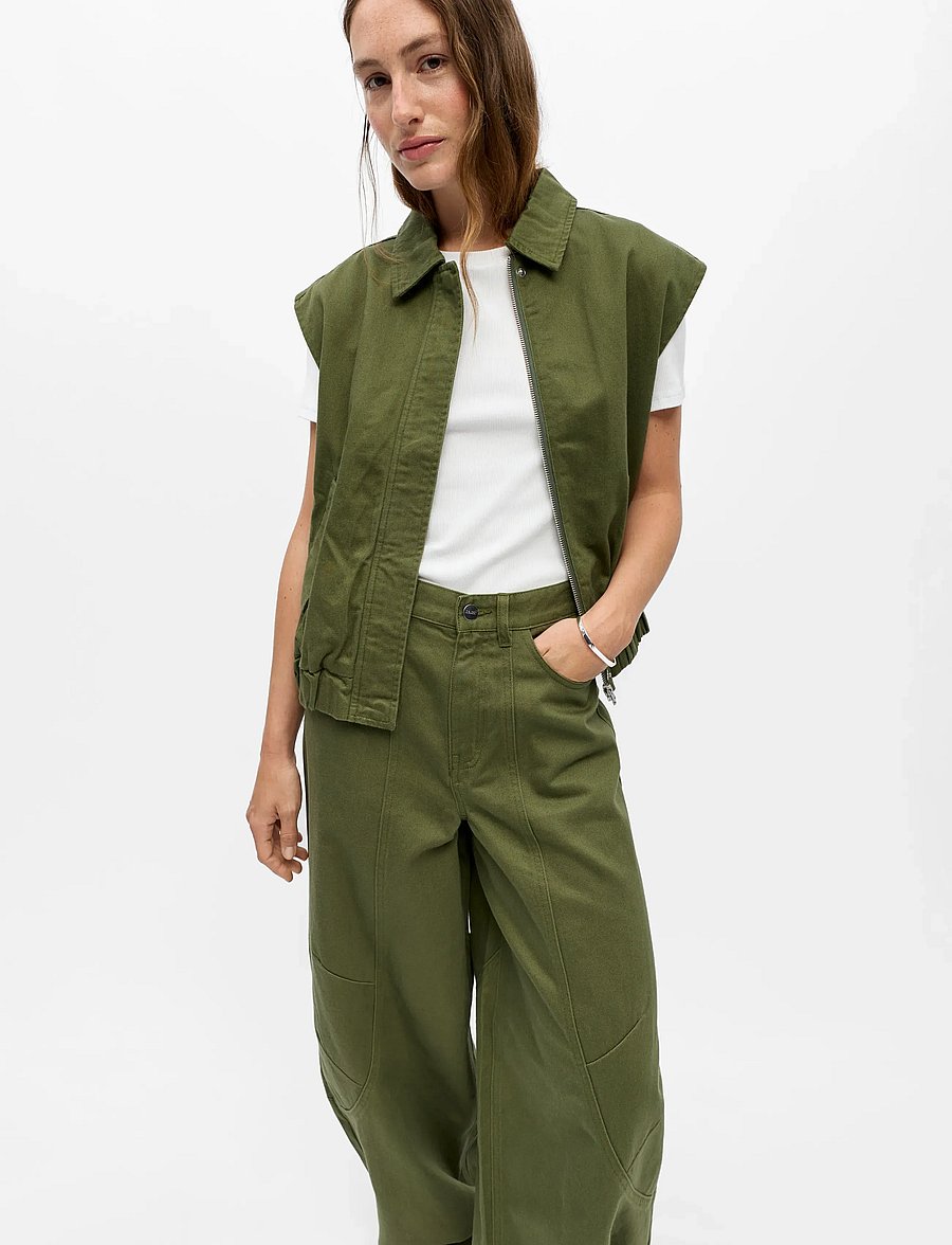 Object - OBJNANDA MW LOOSE PANT 146 - barrelbyxor - bronze green - 4